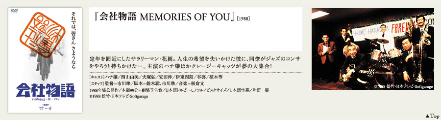 Memories of 市川準 DVD-BOX
