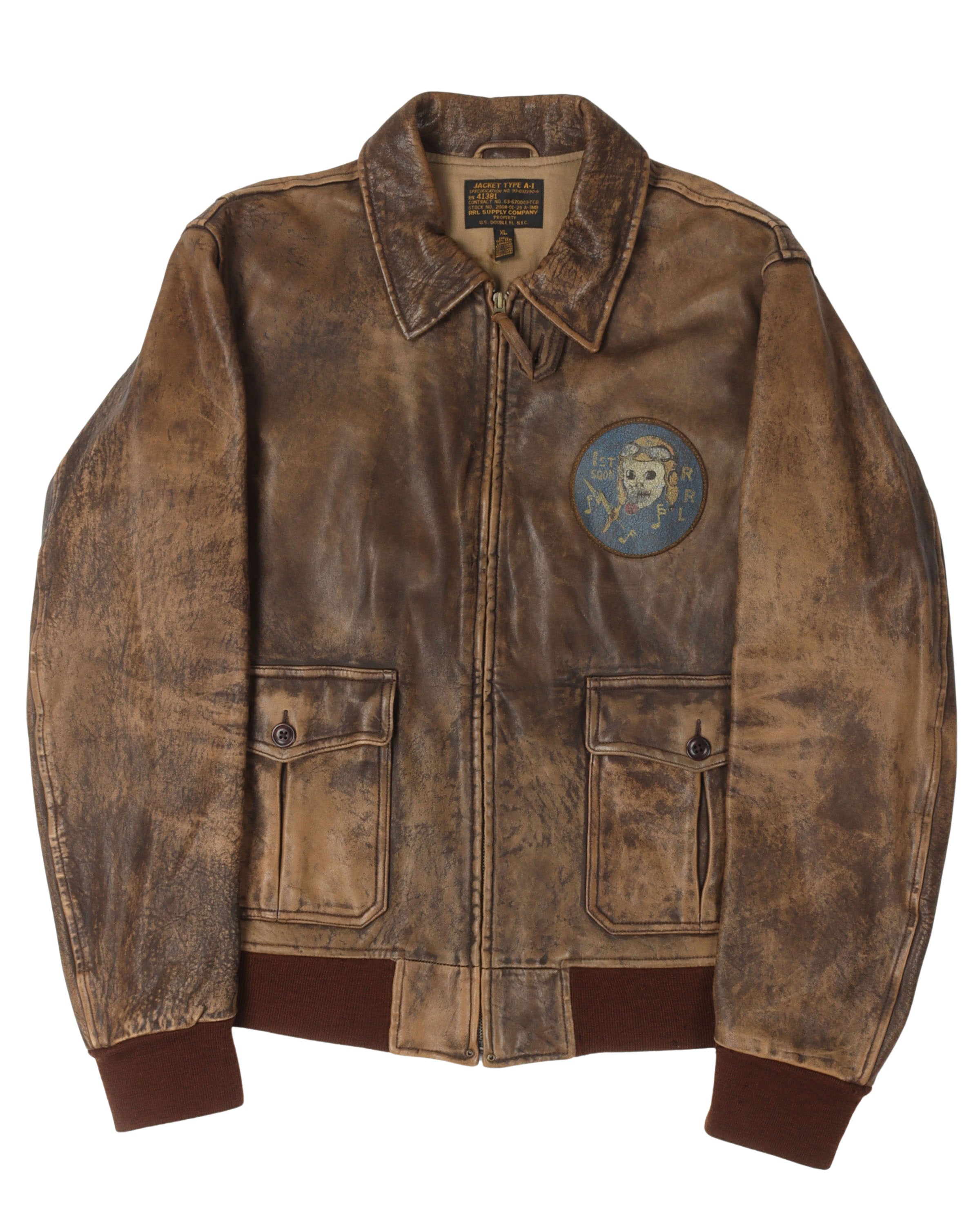 RRL Type A-1 Leather Jacket – Justin Reed