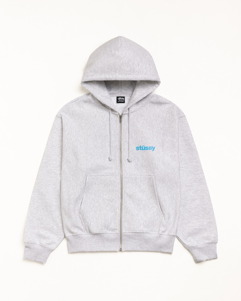 Built Tough Zip Hoodie – Ash Heather | Sweats | Stüssy Japan