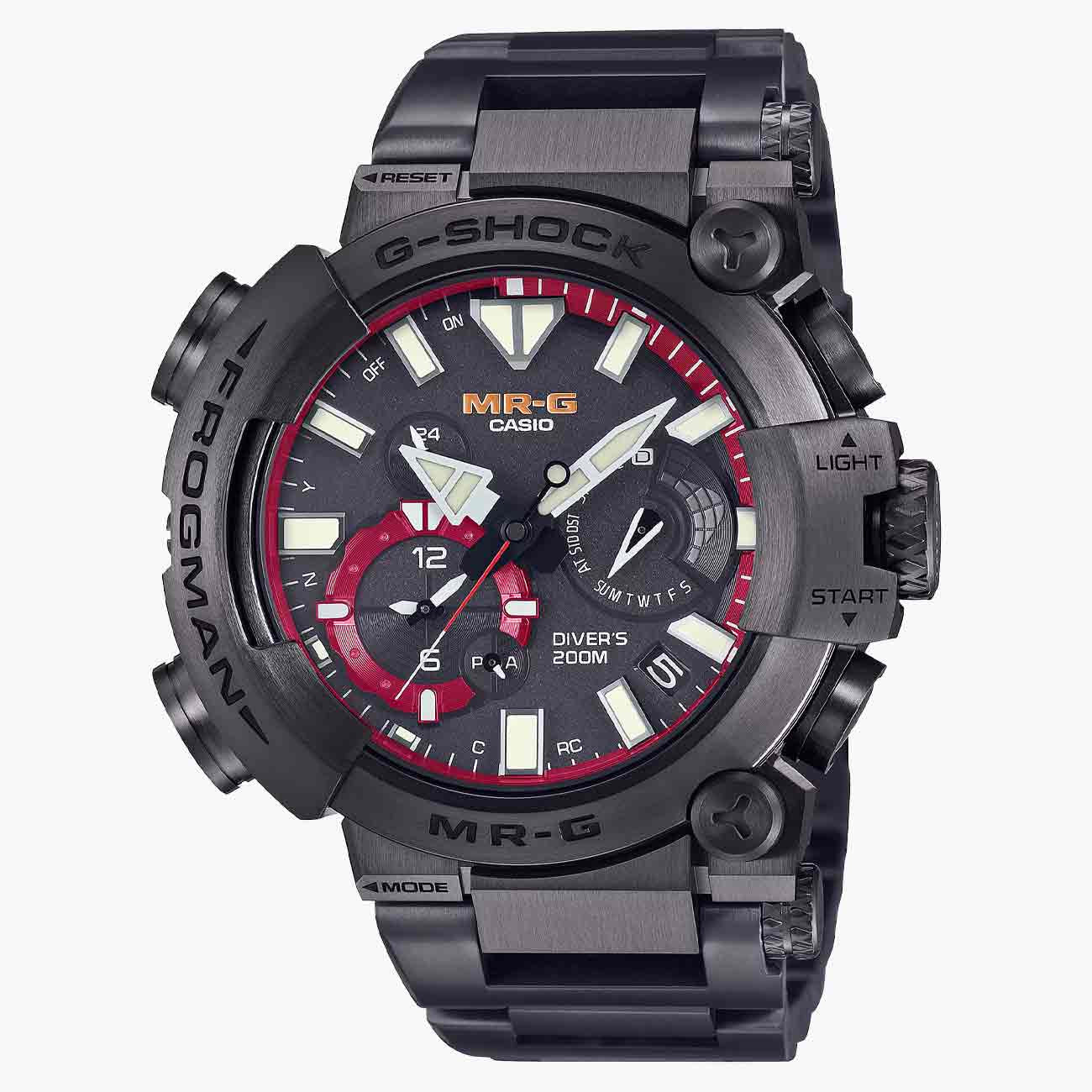 G-Shock MR-G Frogman Titanium Watch with Titanium Bracelet - 56mm