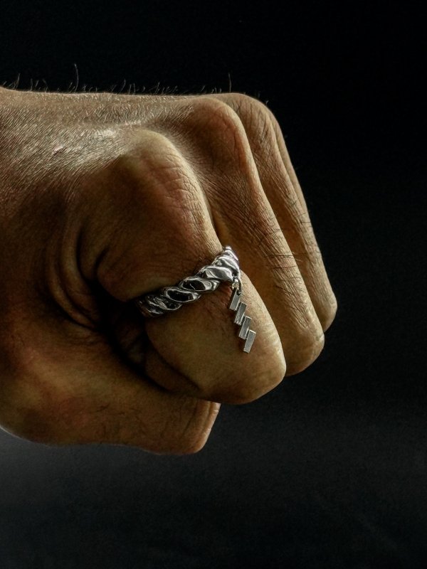 しめ縄リング紙垂あり – Kenichi Asano Studio – Custom Jewelry