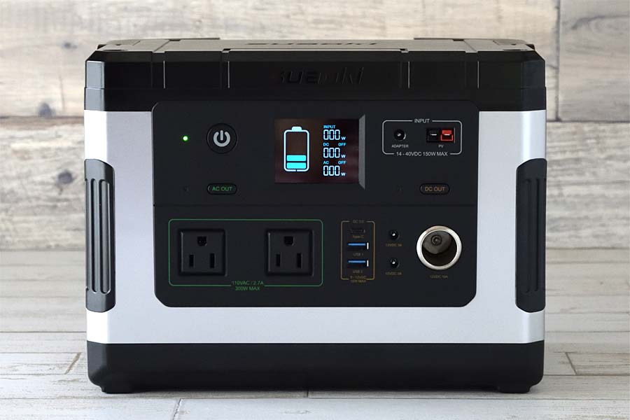 suaoki G500 レビュー】ソーラー充電の性能が高く50Hzと60Hzが切り替え