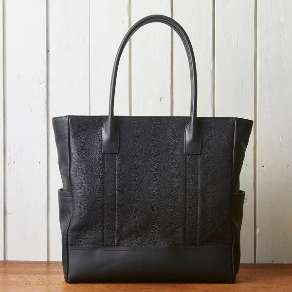 牛革×やぎ革 ビッグトートバッグ【AZ-048】B4対応 軽量1050g 日本製