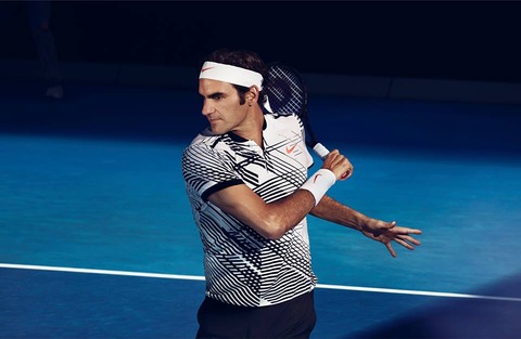 海外仕様モデル ！】フェデラー ナイキ 2009年 USオープン ポロシャツ