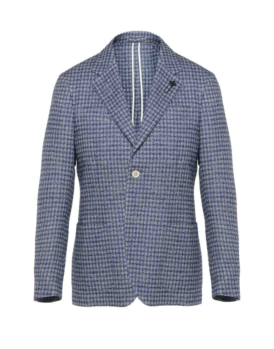 リネンウール マイクロチェックジャケット – LARDINI Online Store