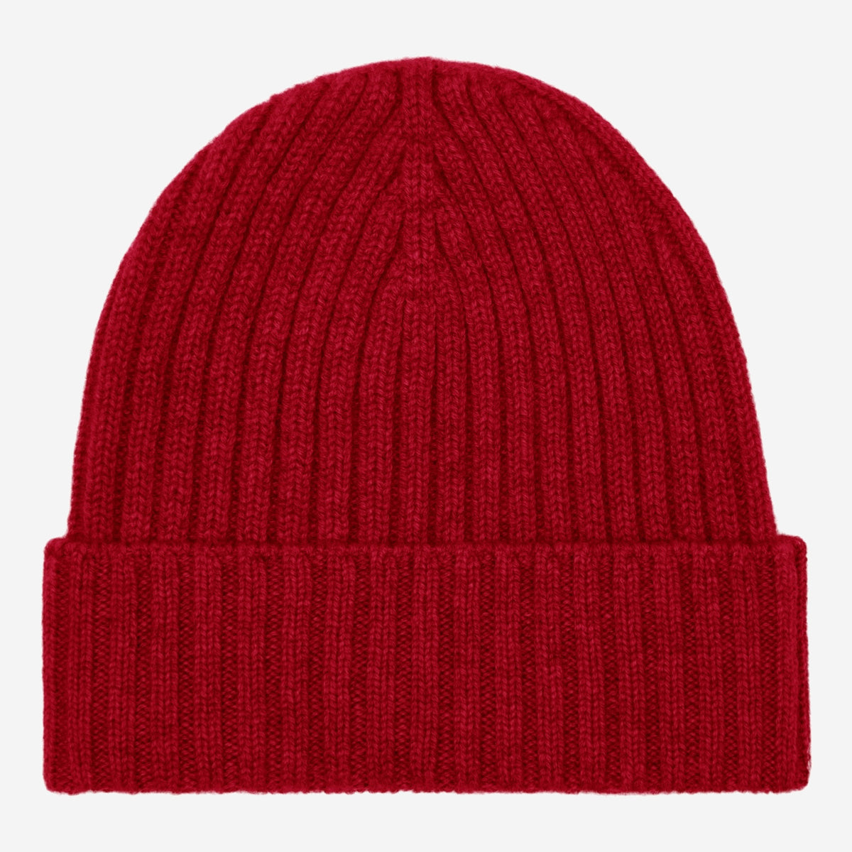 Cashmere Beanie - Red - Made in Italy – Leather Gloves Online