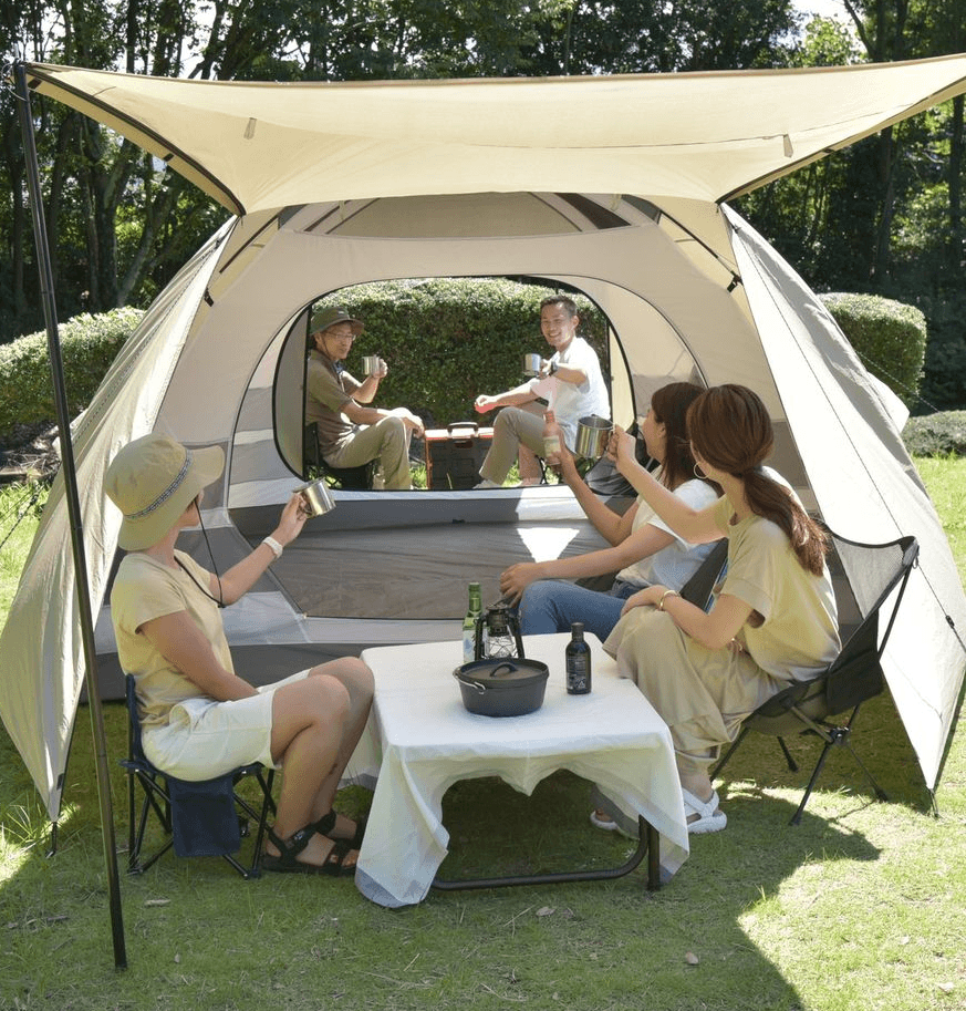 パーティー ドームテント 大型ドームテント 4〜6人用 家族 おしゃれ