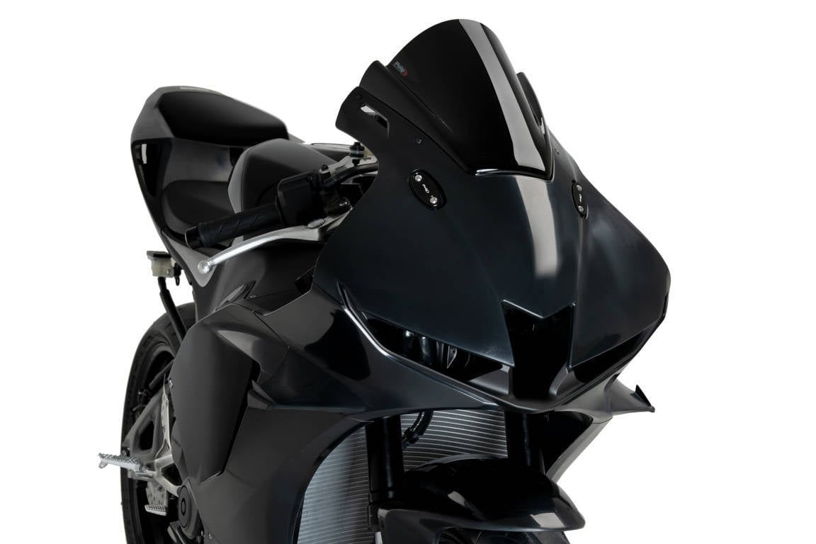 Puig Z-Racingスクリーン ダークスモークCBR600RR 20-25 Puig Z-Racing Screen | Black (Opaque) | Honda CBR600RR 2023>Current