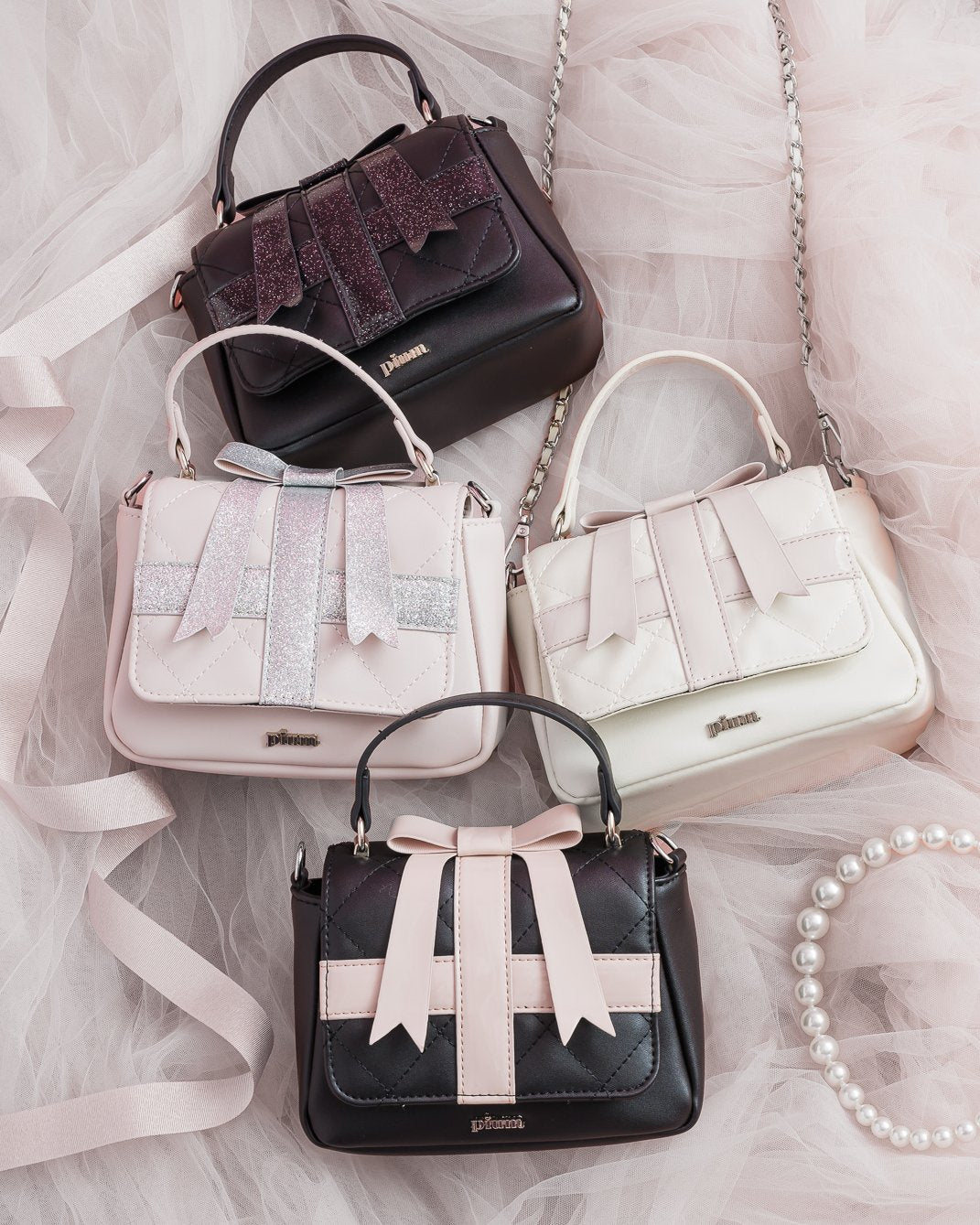 プレゼントリボンキルティングミニバッグ – pium