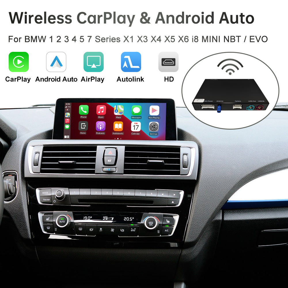 Wireless CarPlay for BMW 1 2 3 4 5 6 7 Series X1 X3 X4 X5 X6 MINI