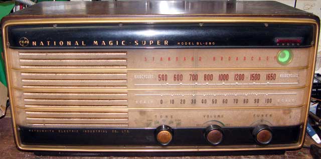 マジックアイ 6E5 ラジオ用真空管原理や寿命 使い方