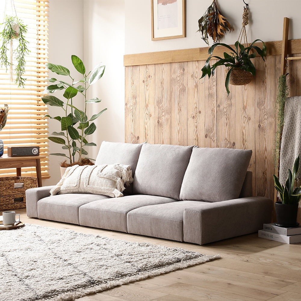 ローソファ コーデュロイ 『Lenne レンネ』/ぬくもりのある