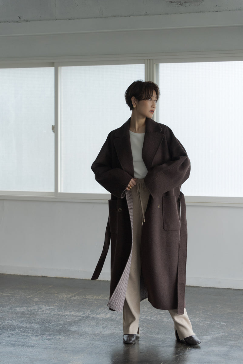 リバーシブルチェックコート | REVERSIBLE CHECK COATの通販｜regleam