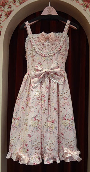 136☆0053 アントワネットブーケ柄ヨークギャザージャンパー