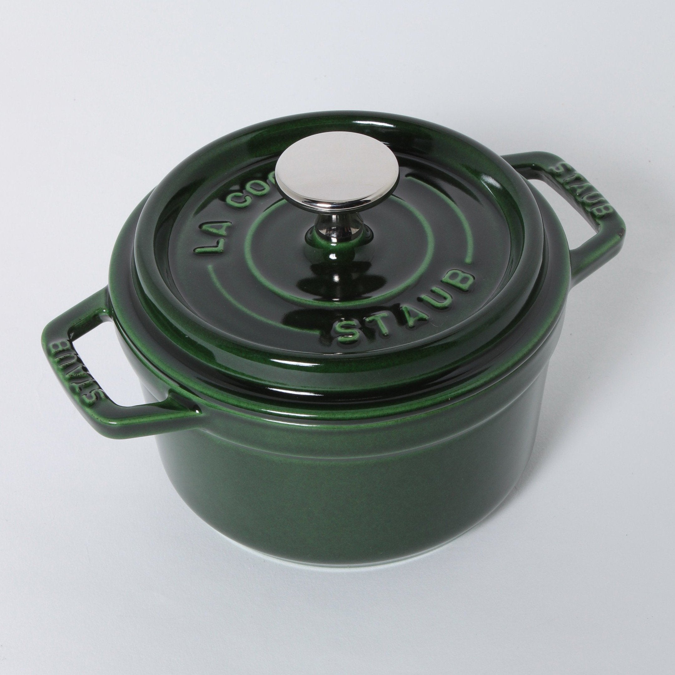 ピコ・ココット ラウンド 14cm バジルグリーン｜ココット｜ストウブ