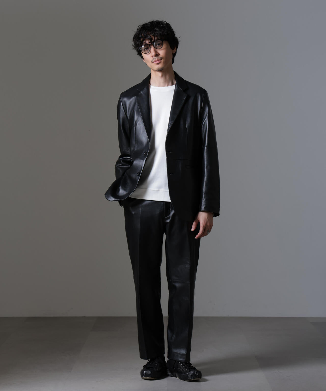 レザー スラックス ( セットアップ可 )