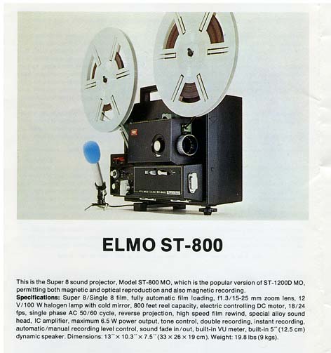 Elmo ST 800 Projector - Super8wiki