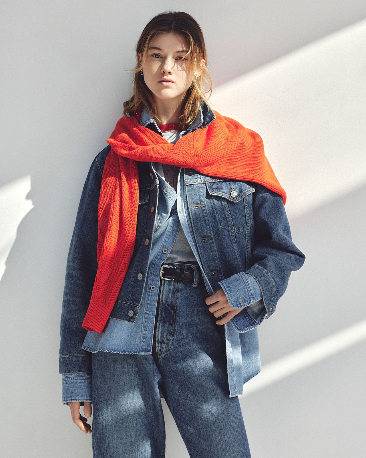 Shinzone（シンゾーン）】DENIM JACKET(BLUE) デニムジャケット Gジャン