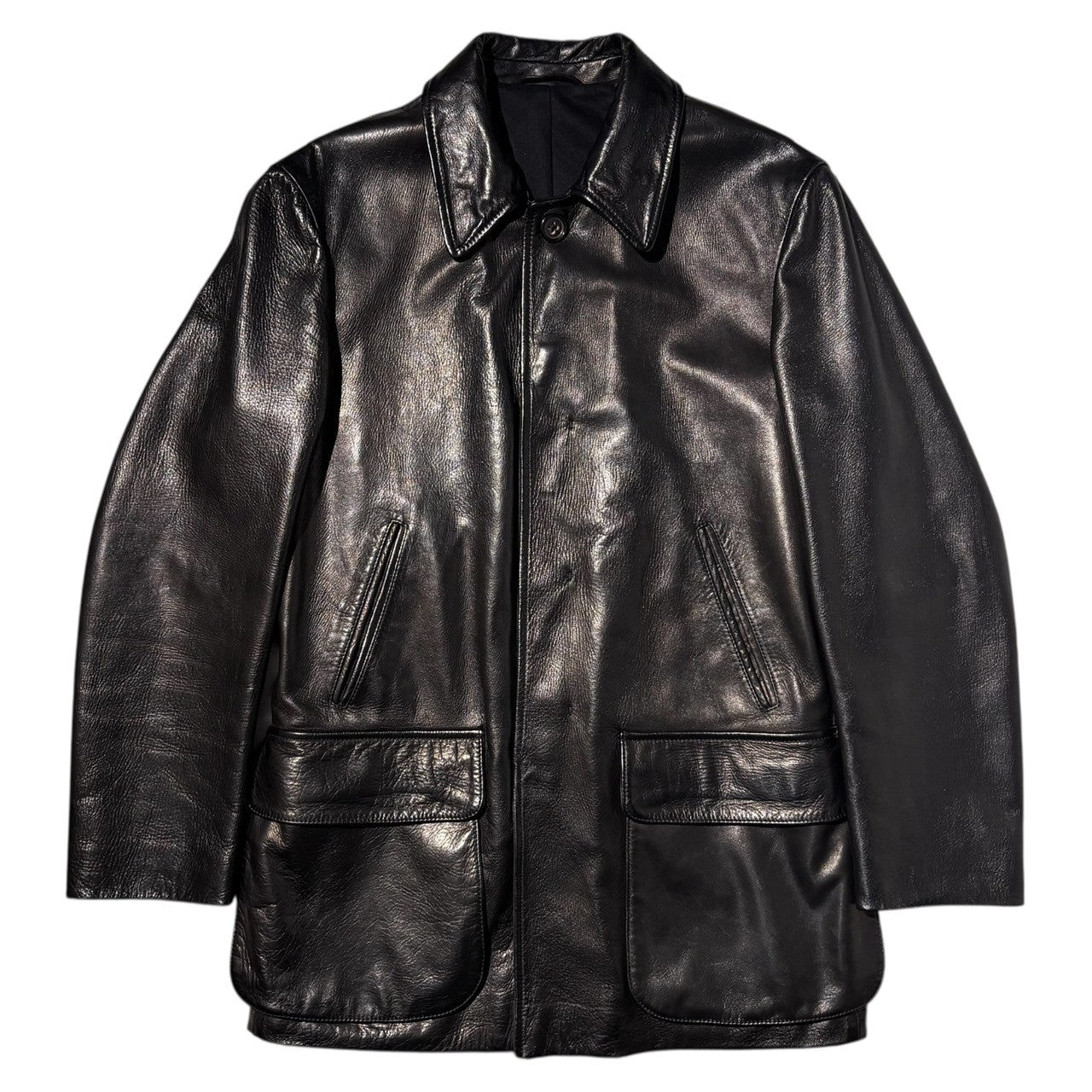 JIL SANDER(ジルサンダー) 00's Archive Lamb Leather Jacket 本人期