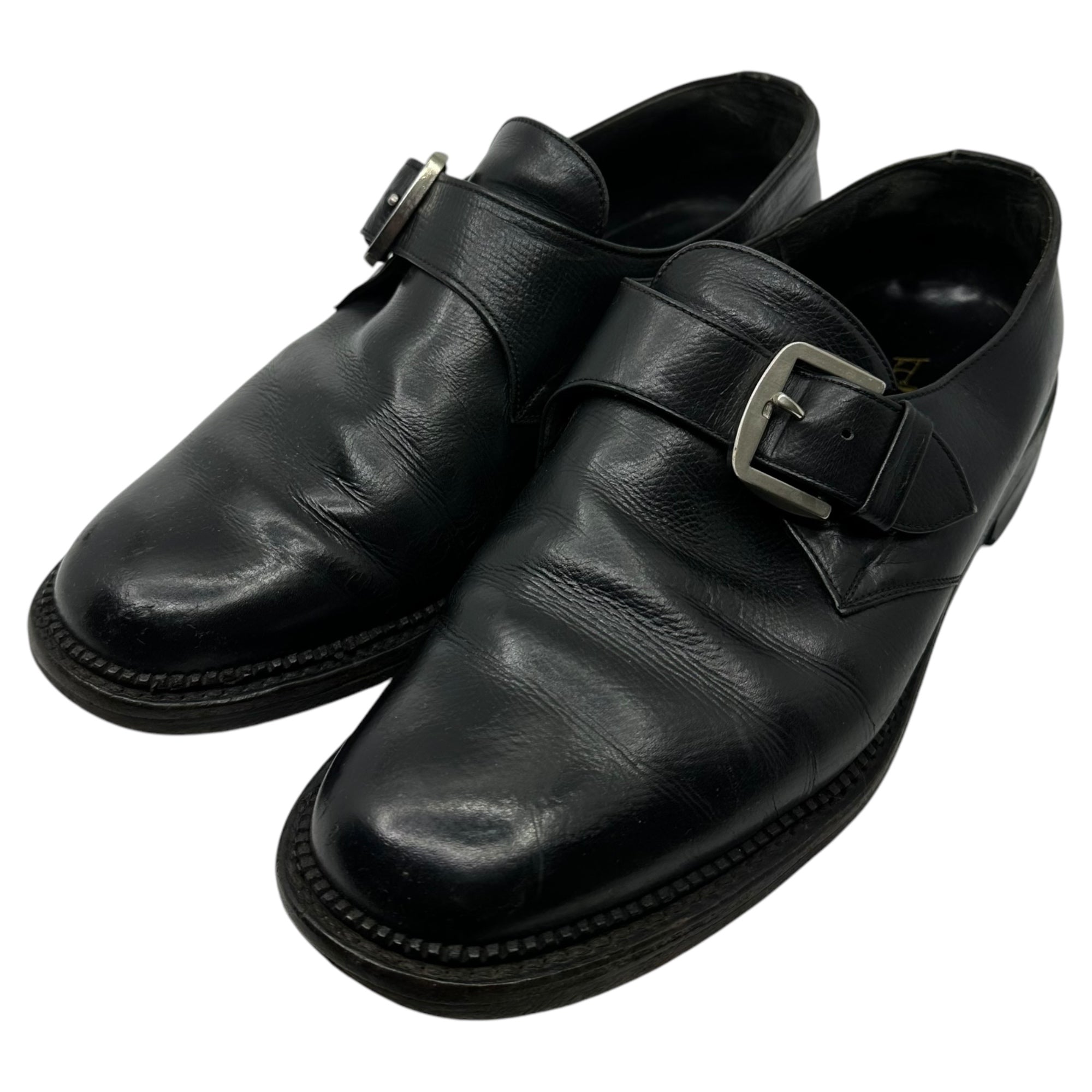 REGAL(リーガル) Single monk-strap leather shoes シングル モンク