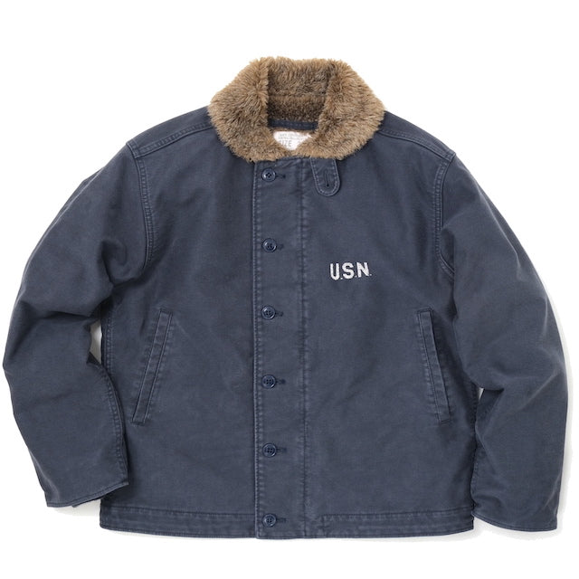 HOUSTON(ヒューストン) N-1デッキジャケット ユーズドモデル [NAVY
