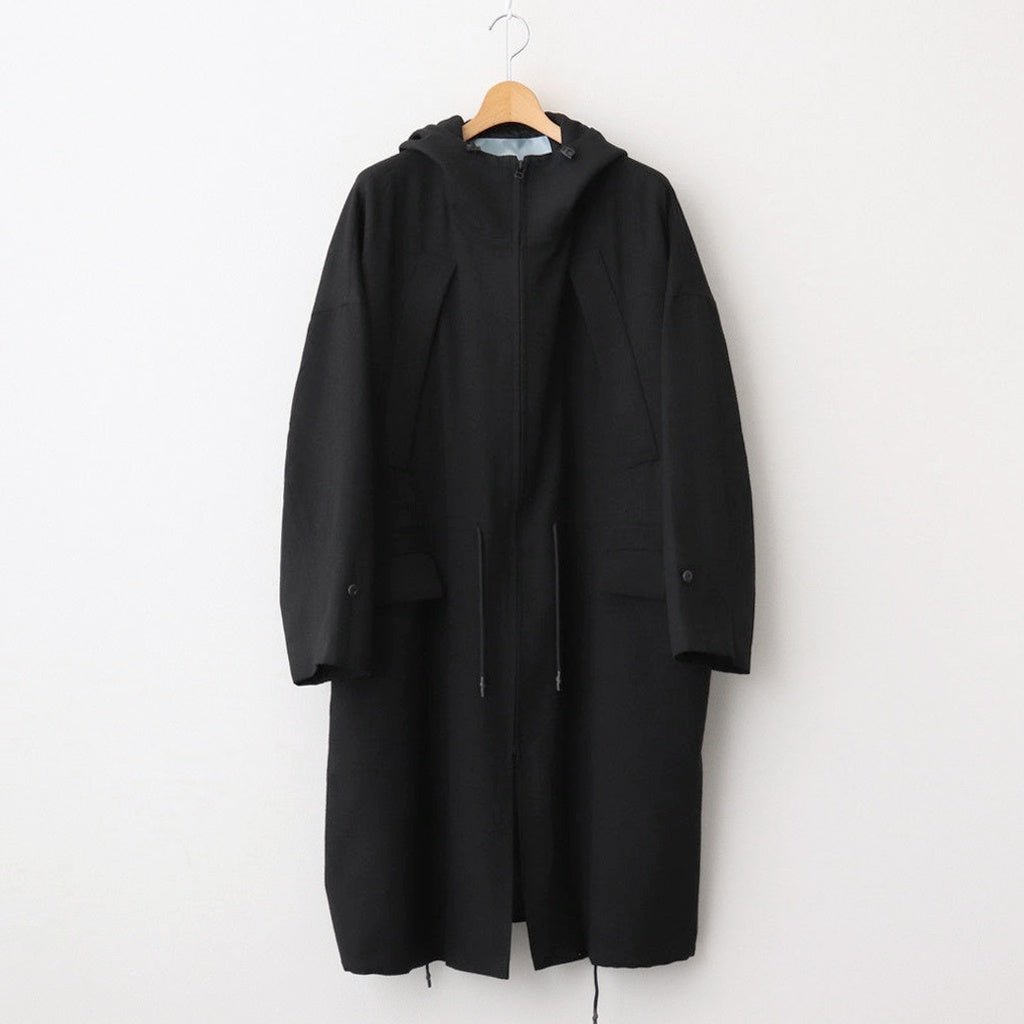 よそいきオーバーフラップロングCT #BLACK [D224-C146] – ciacura