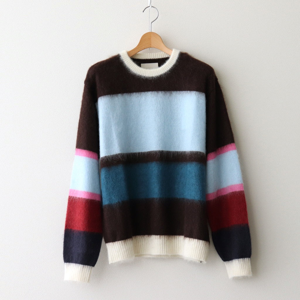 MOHAIR BORDER SWEATER - KEITA MARUYAMA 30TH ANNIV. EXCLUSIVE