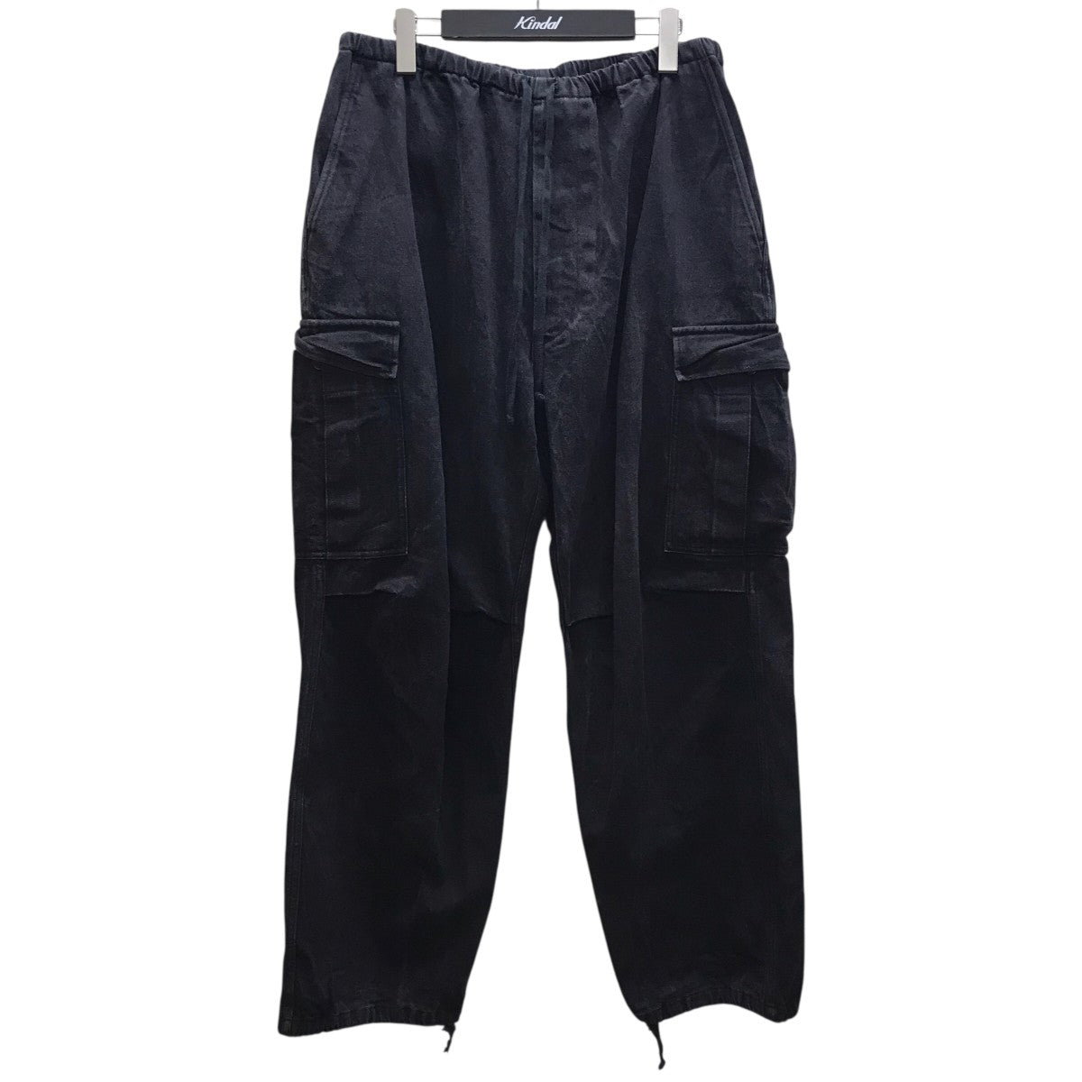 COMOLI(コモリ) 25SS ブラックドリル 6Pパンツ カーゴパンツ B01-03014