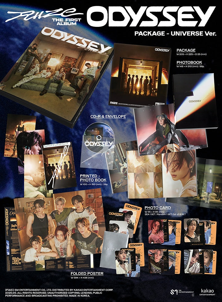 RIIZE - ODYSSEY (1ST ALBUM) [PACKAGE VER.] – Kpop Nara