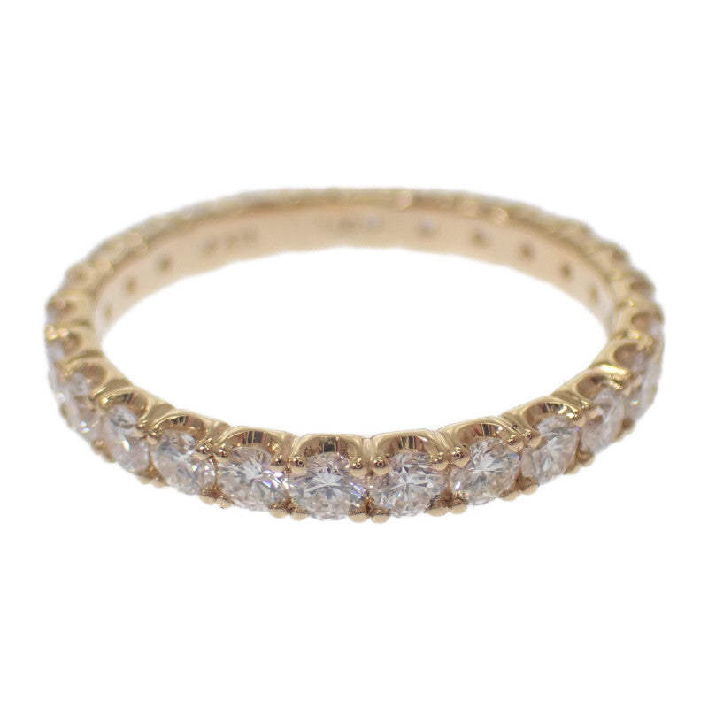 デザインジュエリー フルエタニティ 11号 リング K18イエローゴールド