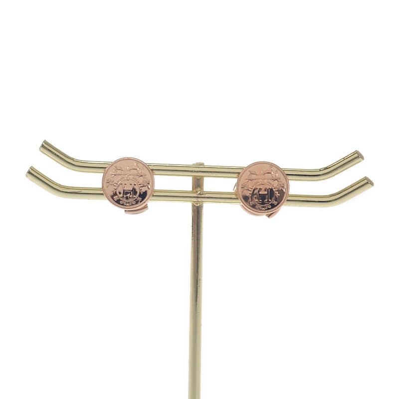 エルメス HERMES エクスリブリスTPM H120544B 00 ピアス K18ピンク