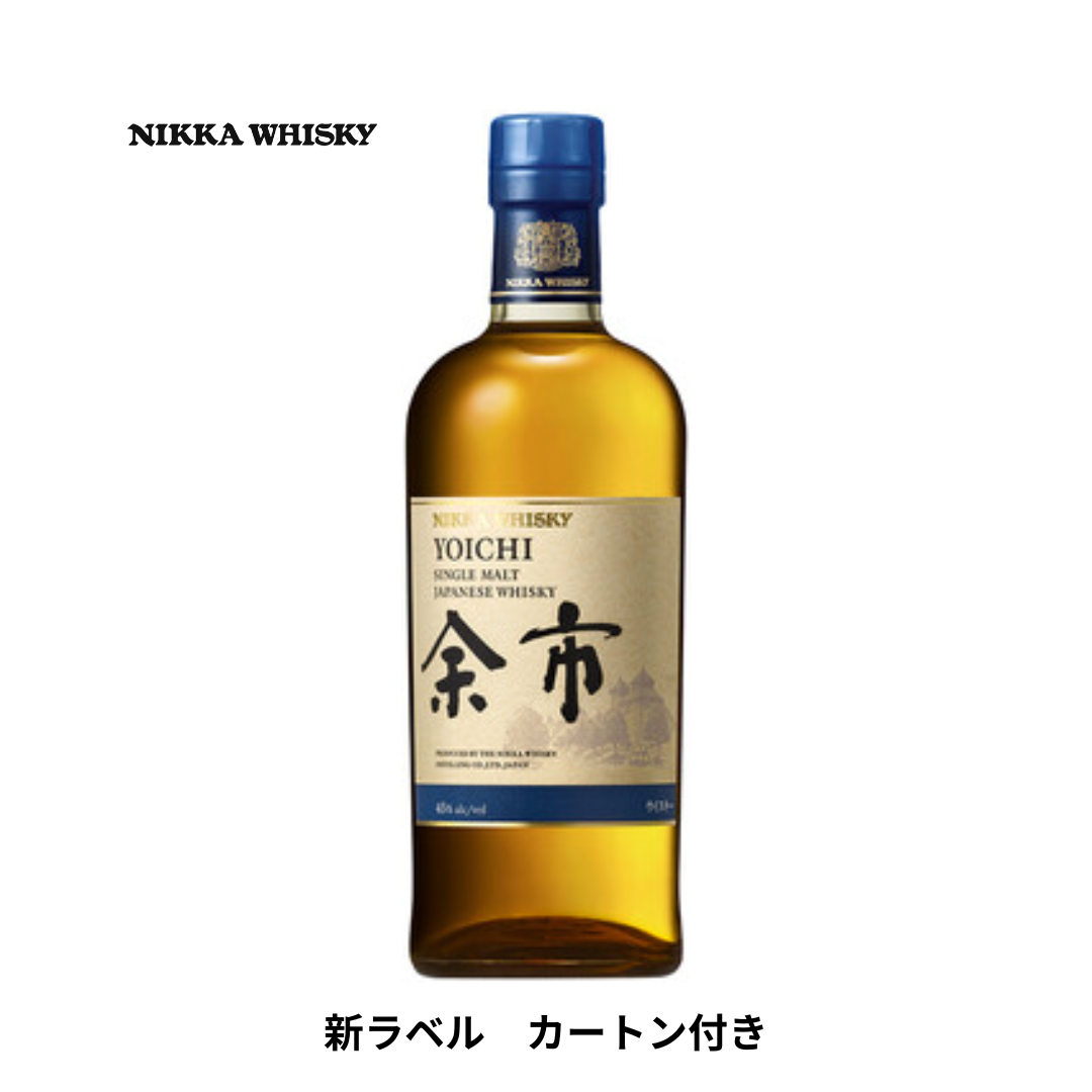 新ラベル｜カートン ニッカ シングルモルト 余市 45％《瓶700ml》 – 酒