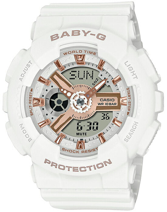 BABY-G G-SHOCKデザインインスパイア BA-110XRG-7AJF レディース 電池