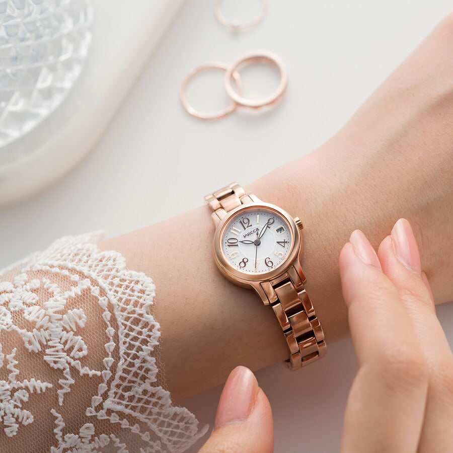 シチズン ウィッカ ソーラー フラワーパターンダイヤル KH4-963-13