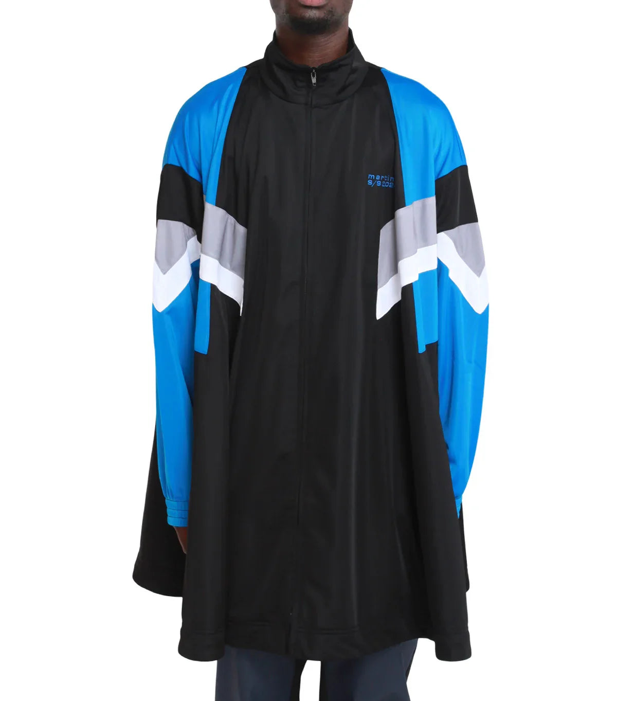 Martine Rose Compressed Track Jacket Black Blue | SOMEWHERE®