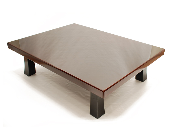 漆 座卓 4尺（120cm）溜塗り | 漆プロダクション - HAJIME JAPAN
