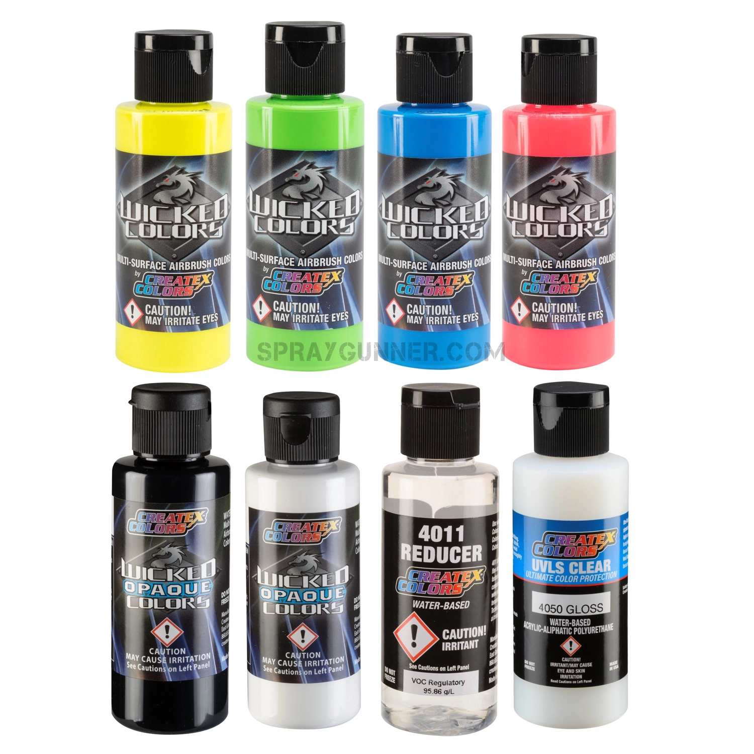 Createx Wicked FireTiger Set FL-0001 - SprayGunner