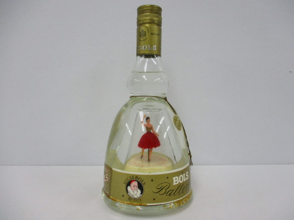 BOLS ボルス バレリーナボトル 金箔入り オルゴール動作不良 GOLD