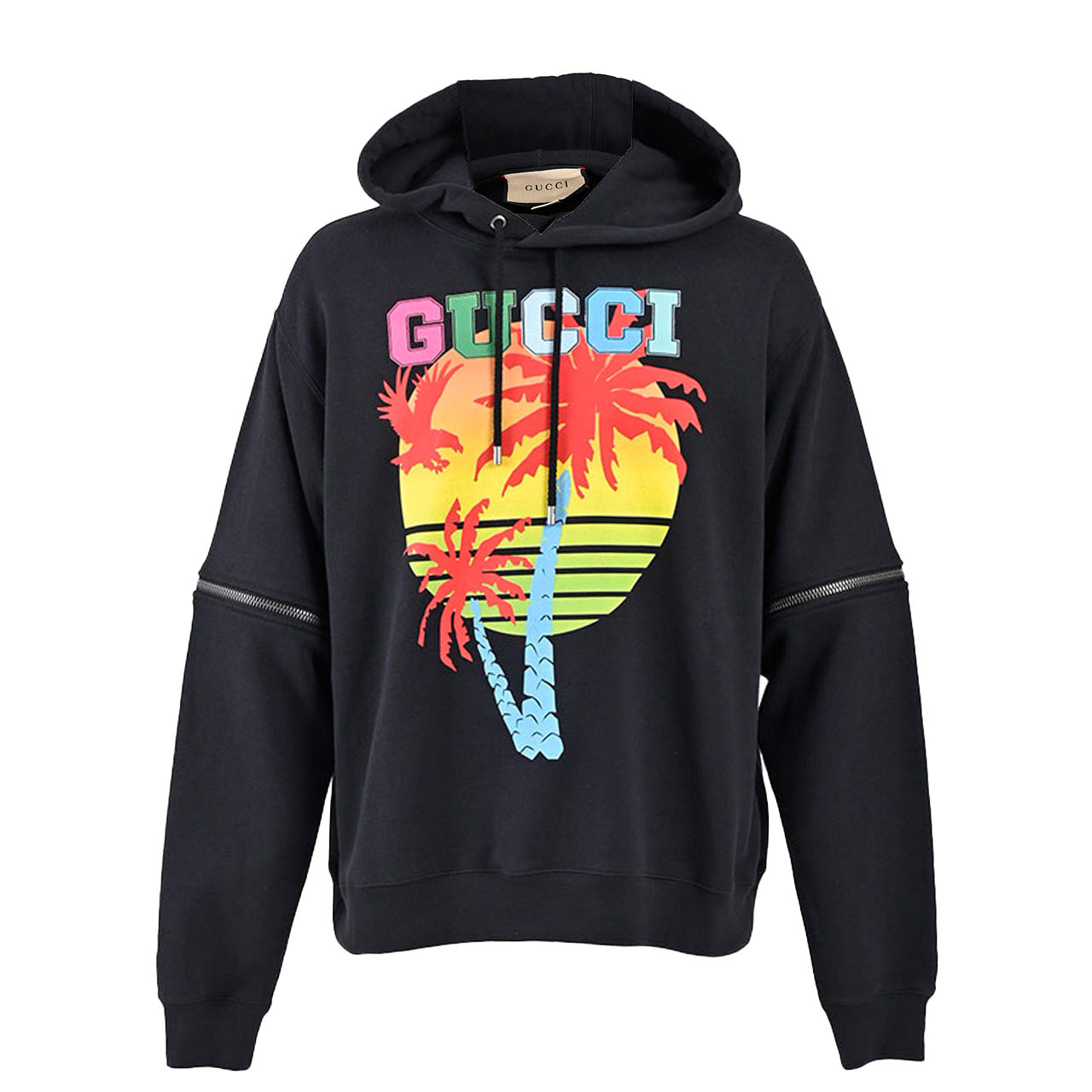 グッチ GUCCI パーカー 700117 XJEOT 1082 ブラック メンズ 【ラスト1