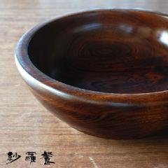 木地鉢（こね鉢） すり漆 尺三寸 木地鉢（こね鉢） 蕎麦工房 紗羅餐