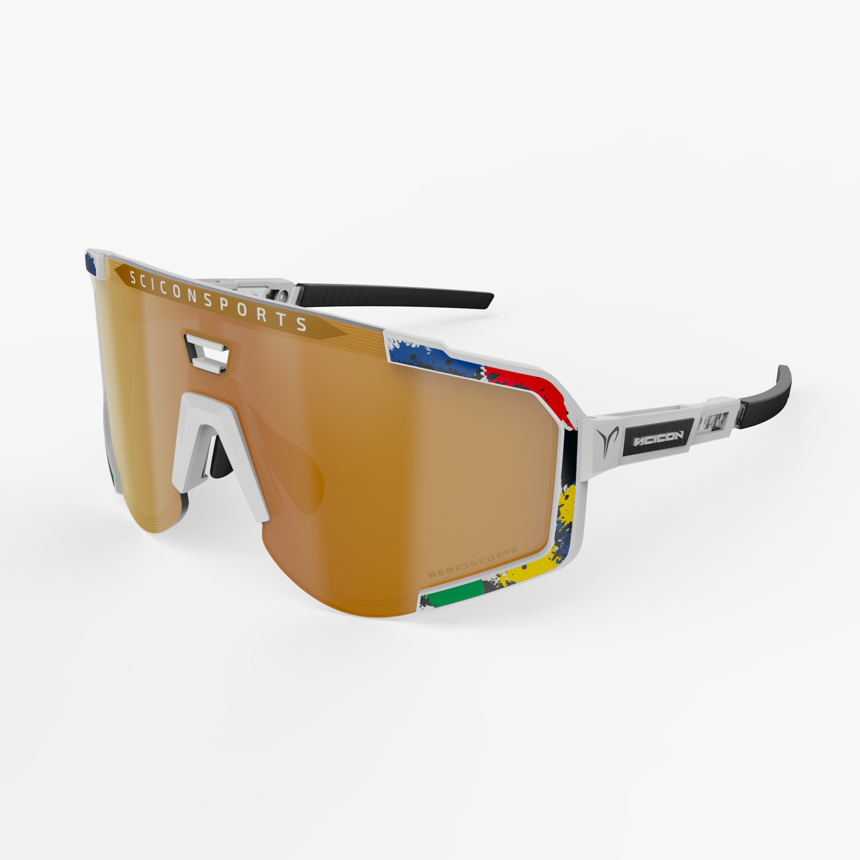 White World Champion/Multimirror Bronze Aeroscope Sport Sunglasses