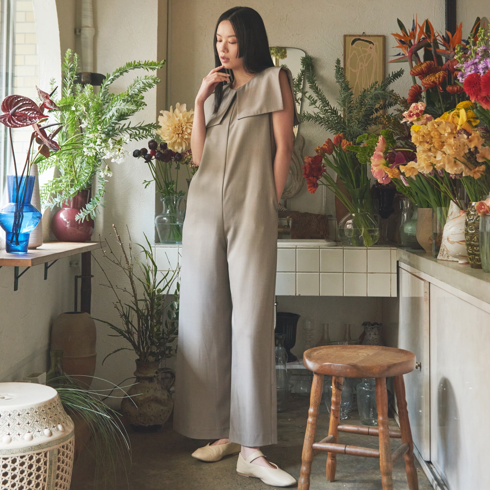 セーラーcollar 2wayオールインワン