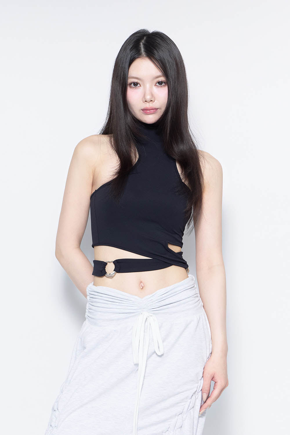 THEREDTHREAD / ザレッドスレッド】S ring curve tops