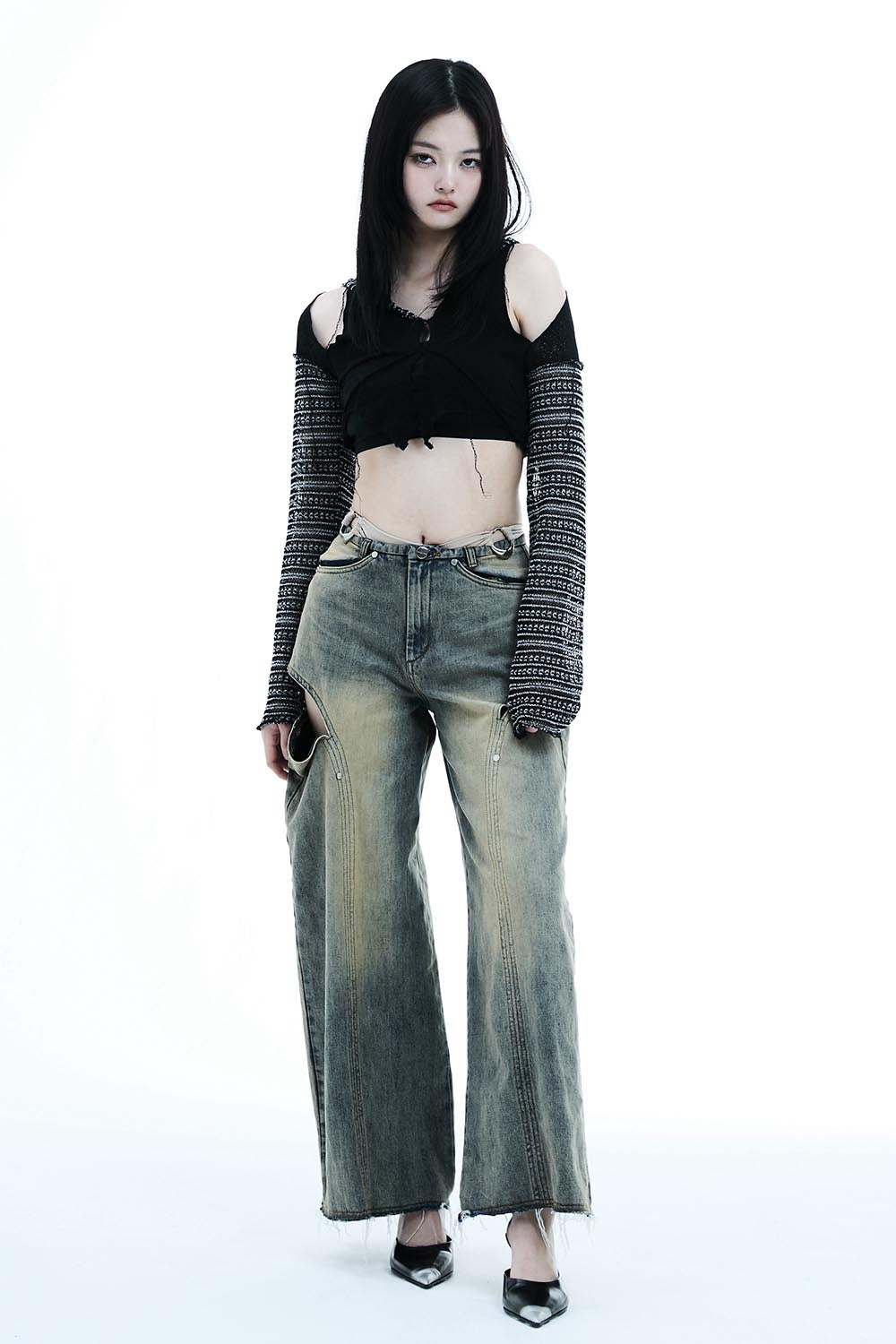 THEREDTHREAD / ザレッドスレッド】S cutting denim 2