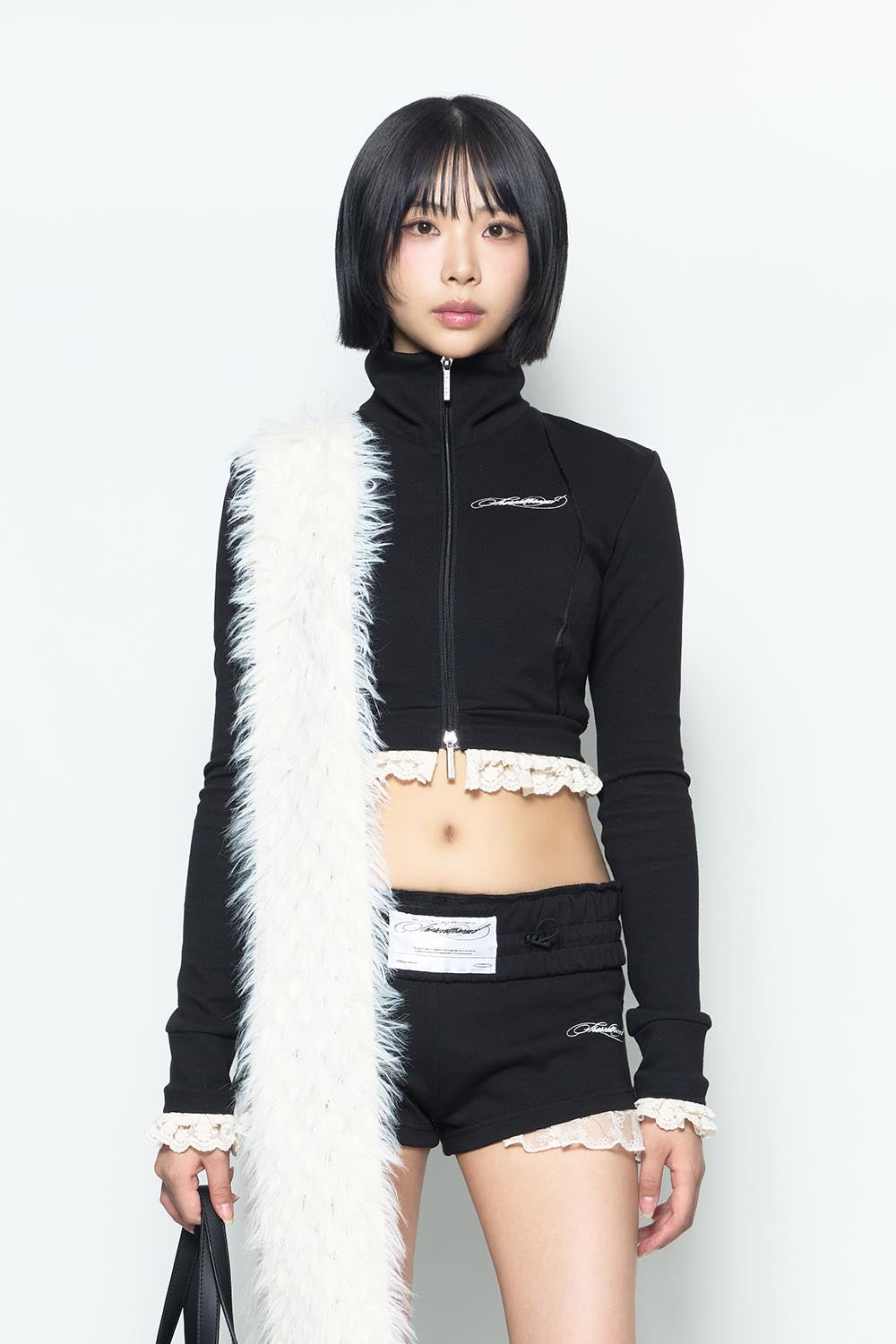 THEREDTHREAD / ザレッドスレッド】S track jersey jacket lace