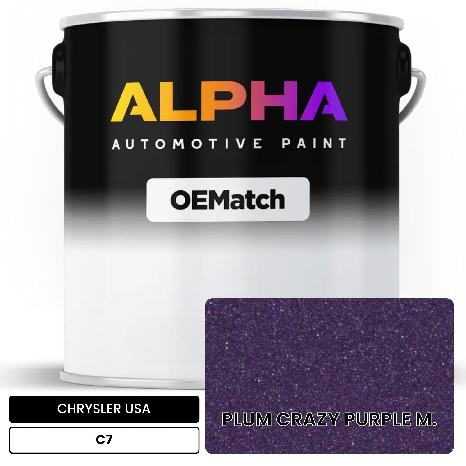 CHRYSLER USA PLUM CRAZY PURPLE M. C7 | OEMatch Automotive Basecoat