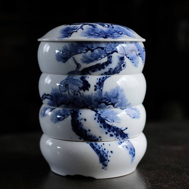 松に鶴 四段重 – zakka store towi