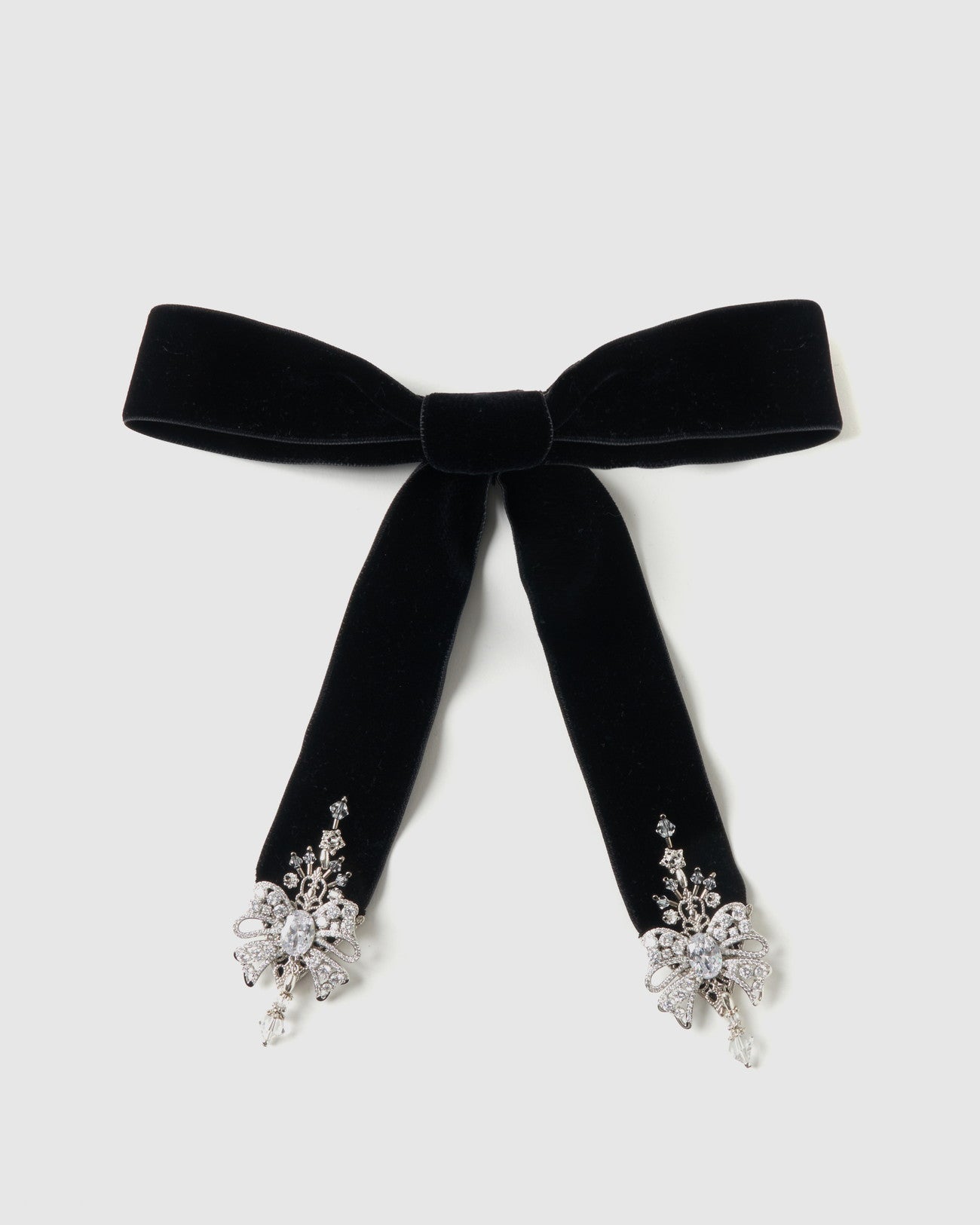 タナカダイスケ| ribbon bijou velvet long ribbon Black – tanakadaisuke