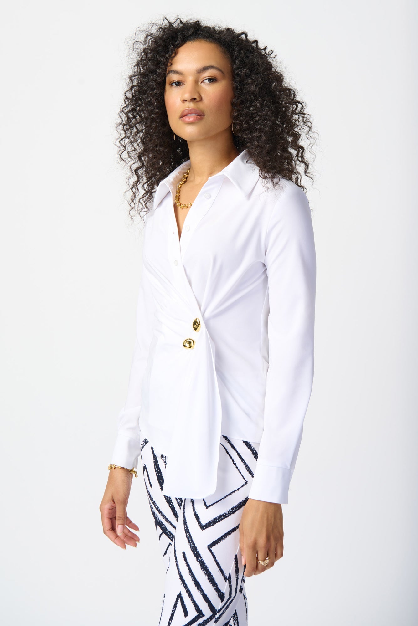 Women's blouse by Joseph Ribkoff | 241181 OPTIC WHITE | Boutique