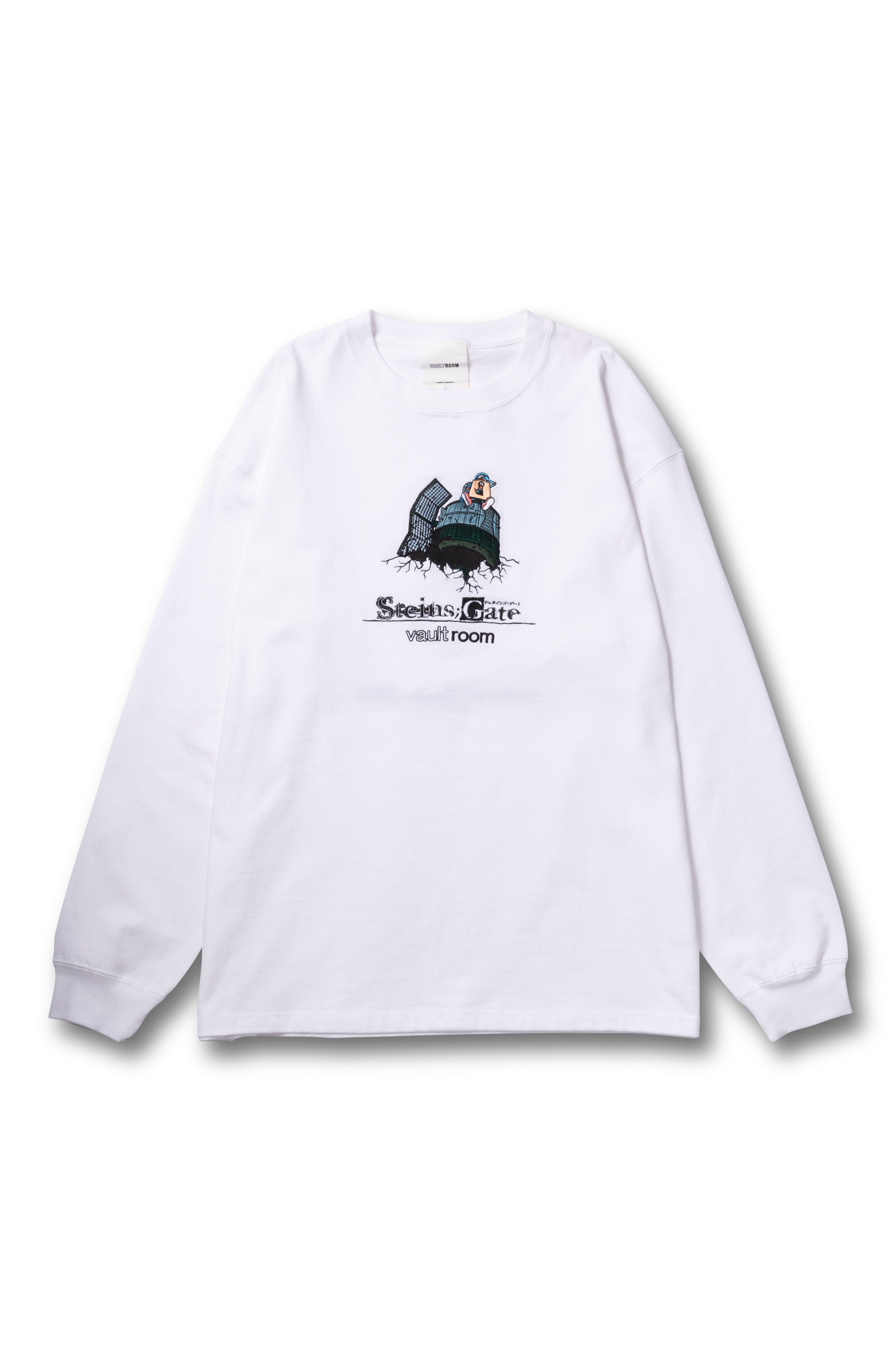 TIME MACHINE L/S TEE / WHITE – VAULTROOM